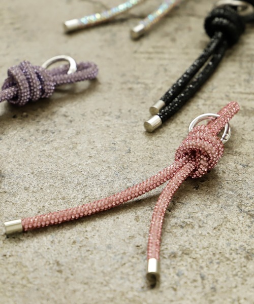 セール】バックチャーム ストラップ ラインストーン キラキラ