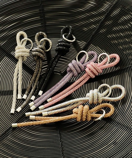 桂花楼 ストーンチャーム ストラップ 桂花楼 ストーンつきハート