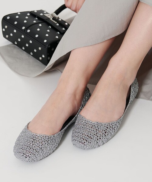 Melissa＞グリッター CAMPANA バレエシューズ