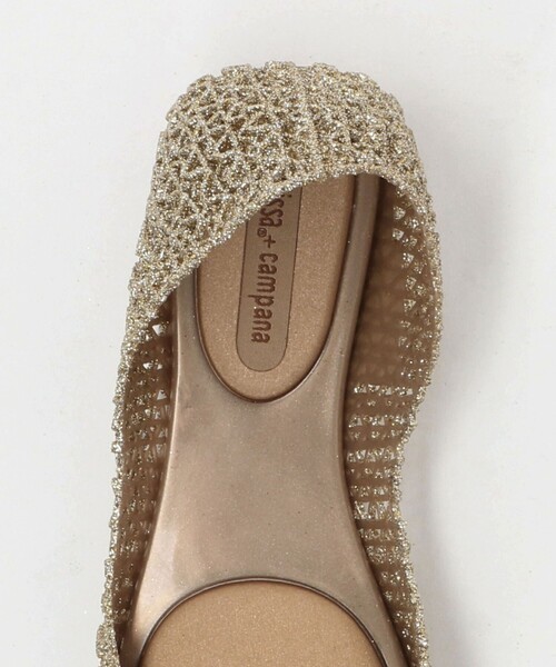 【メリッサ】グリッター CAMPANA バレエシューズ Melissa＞グリッター CAMPANA バレエシューズ
