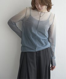 グラデーションシアーロンT