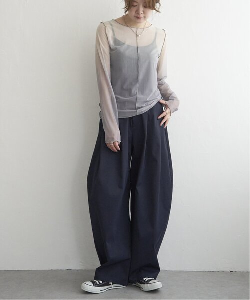 notch.(ノッチ)の「グラデーションシアーロンT(Tシャツ/カットソー・レディース・ブルー/ブラック/アイボリー・M)」の22枚目の写真