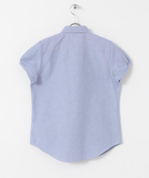 GYMPHLEX（ジムフレックス）の「FRENCH SLEEVE SHIRT（シャツ/ブラウス・レディース・ブルー/ホワイト・14）」の15枚目の写真