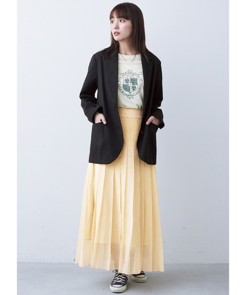 MEDE19F（メデジュウキュウ）の「ＢＲＡＮＤ　ＮＥＷ　ＭＩＸ　ＳＴＹＬＥ　カーヴィーテーラードジャケット（テーラードジャケット・レディース・ブラック・L/M/LL/S）」の12枚目の写真