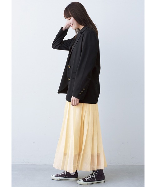 MEDE19F（メデジュウキュウ）の「ＢＲＡＮＤ　ＮＥＷ　ＭＩＸ　ＳＴＹＬＥ　カーヴィーテーラードジャケット（テーラードジャケット・レディース・ブラック・L/M/LL/S）」の13枚目の写真