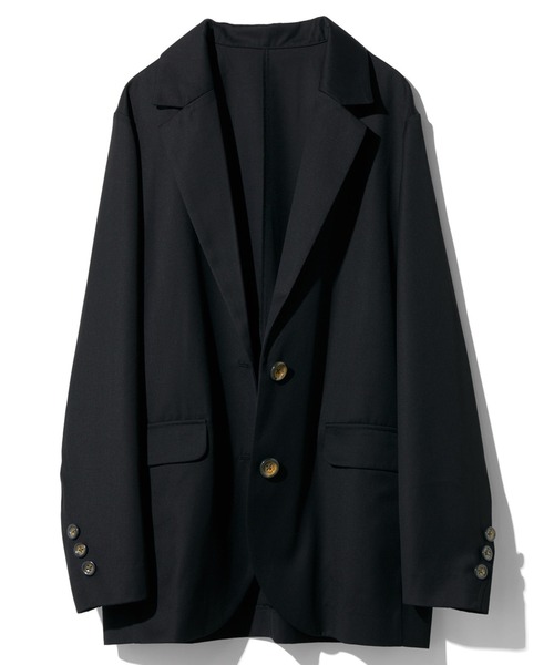 MEDE19F（メデジュウキュウ）の「ＢＲＡＮＤ　ＮＥＷ　ＭＩＸ　ＳＴＹＬＥ　カーヴィーテーラードジャケット（テーラードジャケット・レディース・ブラック・L/M/LL/S）」の8枚目の写真