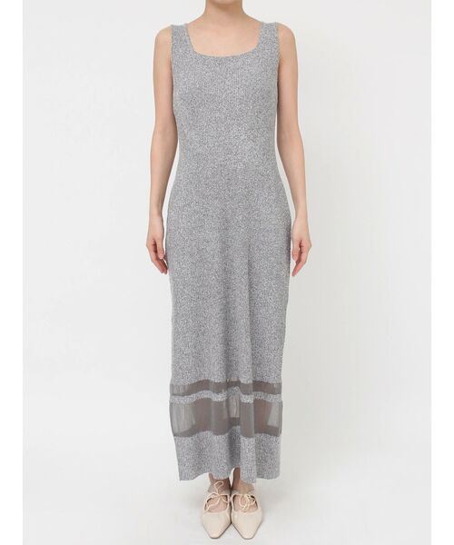 セール】クロップドカーデセットニットワンピース（ワンピース