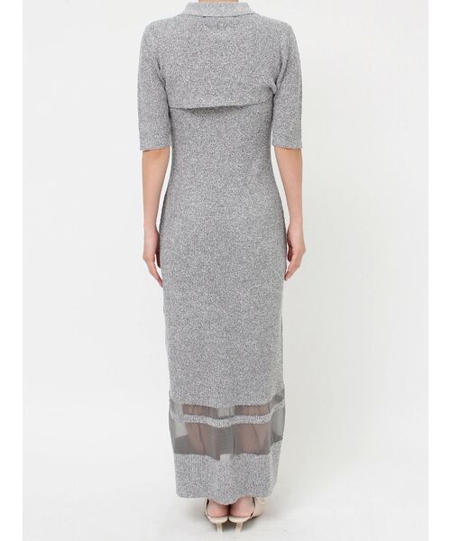 セール】クロップドカーデセットニットワンピース（ワンピース