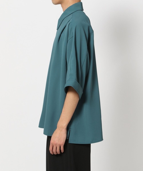 HARE（ハレ）の「【SET UP対応】DABOルーズハーフZIPシャツ(HARE)（シャツ/ブラウス・メンズ・ブラック/ホワイト/ブルー/グレー系その他・FREE）」の10枚目の写真