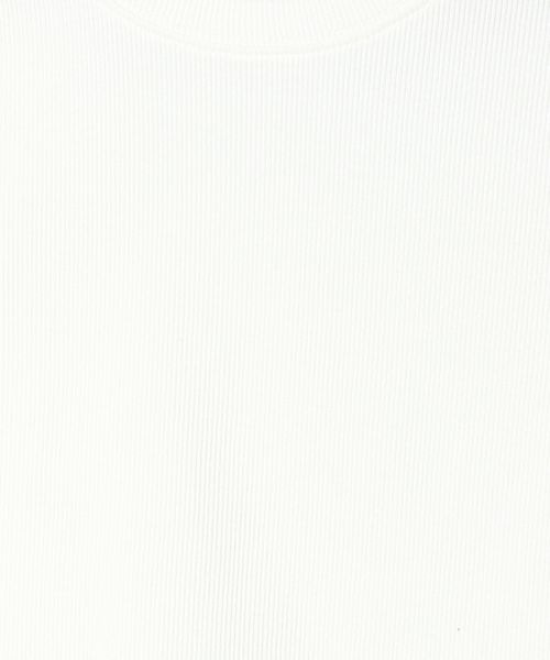 JEANASIS（ジーナシス）の「コンパクトリブTEE SS/450938（Tシャツ/カットソー・レディース・ホワイト/グレー系その他/ブラック・FREE）」の6枚目の写真