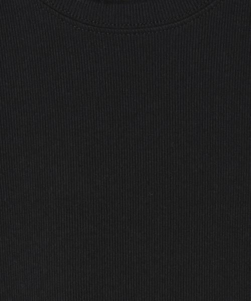 JEANASIS（ジーナシス）の「コンパクトリブTEE SS/450938（Tシャツ/カットソー・レディース・ホワイト/グレー系その他/ブラック・FREE）」の5枚目の写真