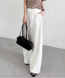 GeeRA | ダブルウエストワイドスウェットパンツ(スウェットパンツ)