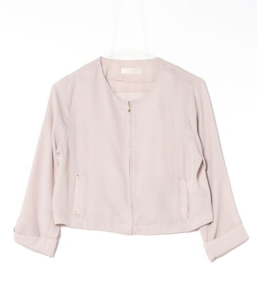 NANOTEXノーカラーコンパクトブルゾン（ブルゾン）｜12Twelve Agenda