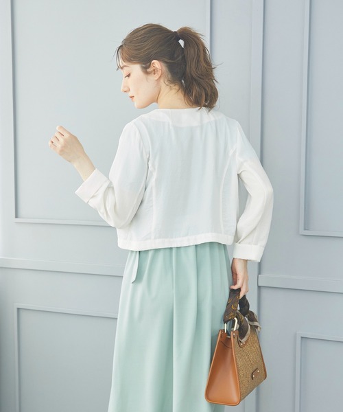 NANOTEXノーカラーコンパクトブルゾン（ブルゾン）｜12Twelve Agenda