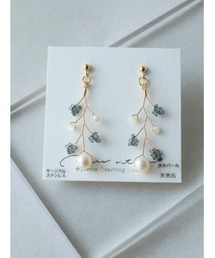 【mio ritomo】Ice 淡水パールピアス(MA)