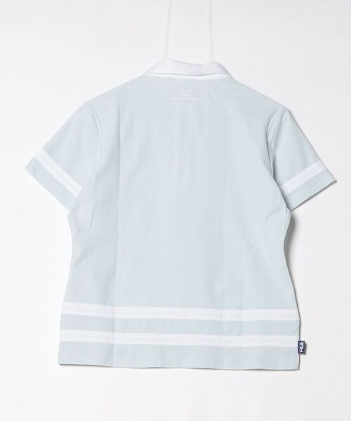 FILA(フィラ)の「フィラ FILA 半袖シャツ(シャツ/ブラウス・レディース・ブルー/ホワイト/ネイビー・M/L/XL)」の5枚目の写真