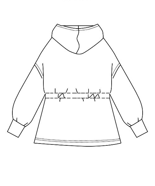 IEDIT（イディット）の「ＩＥＤＩＴ　ドロストをしぼってこなれ見え　花粉リリース機能がうれしいダブルジップパーカー（パーカー・レディース・グレー/アイボリー・L/M/LL/3L/S）」の8枚目の写真