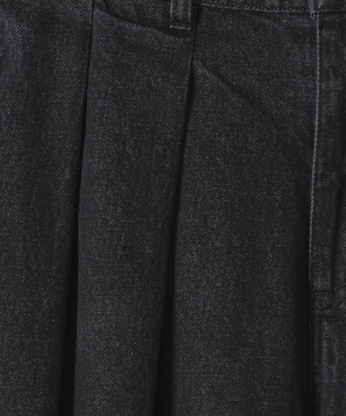 DOOPZ（ドープス）の「Balloon Tack Wide Denim - バルーンタックワイドデニム（デニムパンツ・メンズ・ライトブルー/ブラック・LARGE/MEDIUM/SMALL）」の11枚目の写真