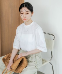 URBAN RESEARCH | スーピマコットンハーフスリーブカットソー(Tシャツ/カットソー)
