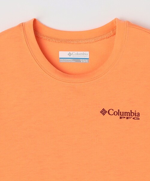 Columbia（コロンビア）の「Columbia: PFG ロゴ プリント Tシャツ<KIDS>（Tシャツ/カットソー・キッズ・ライトグリーン/オレンジ・S(110-120)/M(125-135)）」の4枚目の写真