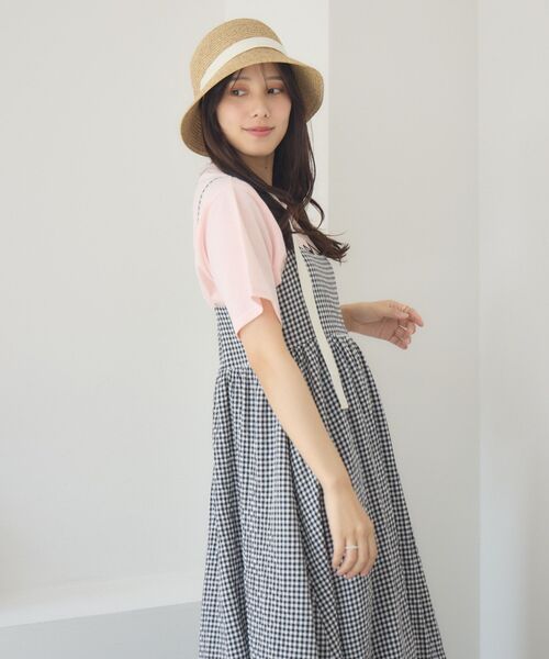 RETRO GIRL(レトロガール)の「ティアードキャミOP(ワンピース・レディース・ナチュラル/ブラック/ブラック系その他2・FREE)」の14枚目の写真