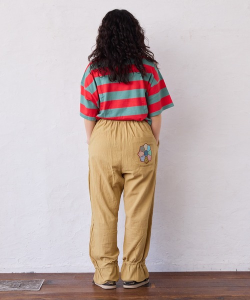 MARKEY'S（マーキーズ）の「ワイドボーダーTシャツ/おとな（Tシャツ/カットソー・レディース・レッド/グリーン/ブラック・160cm）」の8枚目の写真