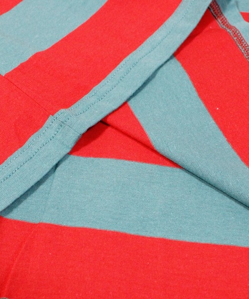 MARKEY'S（マーキーズ）の「ワイドボーダーTシャツ/おとな（Tシャツ/カットソー・レディース・レッド/グリーン/ブラック・160cm）」の13枚目の写真