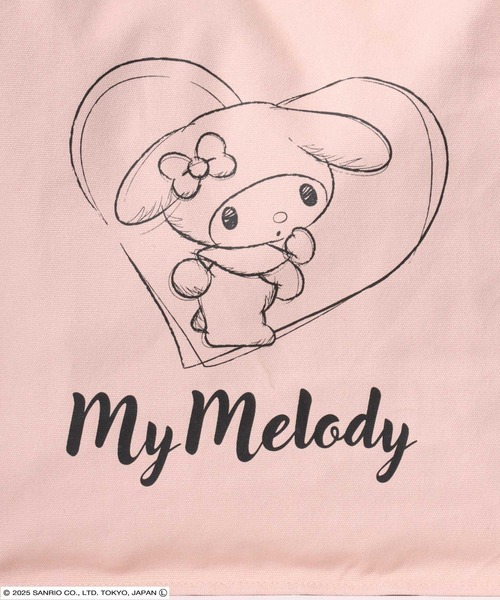 sanrio（サンリオ）の「sanrio（サンリオ）マイメロディ＆クロミ周年モデル キャラクタープリントキャンバストートバッグ/ビッグトート（トートバッグ・レディース・アイボリー/ピンク/グレー/ブラック・FREE）」の21枚目の写真