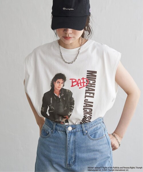 VENCEEXCHANGE(ヴァンスエクスチェンジ)の「Michael Jackson マイケル・ジャクソン ノースリーブ(Tシャツ/カットソー・メンズ・その他1/チャコール/ブラック/ホワイト・M/LL/L)」の12枚目の写真