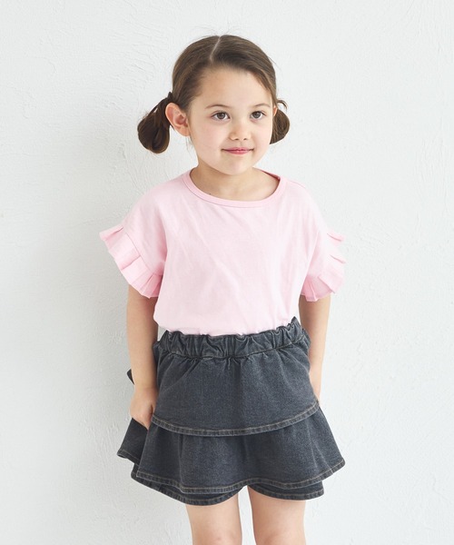 pairmanon（ペアマノン）の「【UVカット】【吸水速乾】【接触冷感】サマーファンクション 総柄 無地 アソート半袖Tシャツ（Tシャツ/カットソー・キッズ・ホワイト/ホワイト系その他/ホワイト系その他2/ブラック/ライトピンク/ライトベージュ/ライトブルー・100/110/120/130/140/150/90）」の7枚目の写真