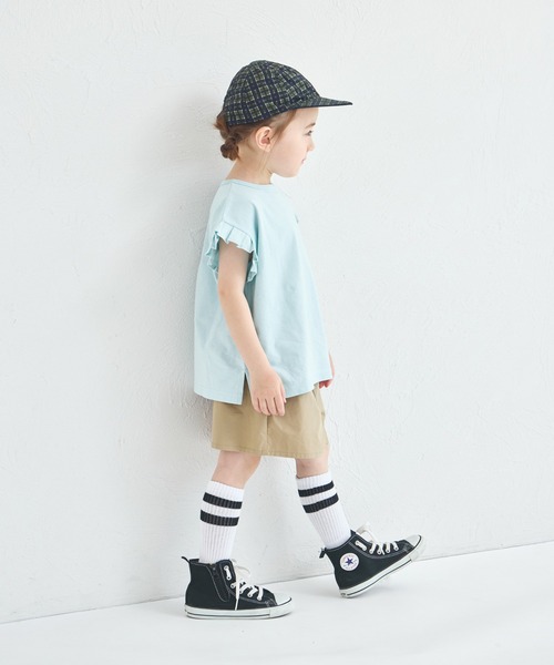 pairmanon（ペアマノン）の「【UVカット】【吸水速乾】【接触冷感】サマーファンクション 総柄 無地 アソート半袖Tシャツ（Tシャツ/カットソー・キッズ・ホワイト/ホワイト系その他/ホワイト系その他2/ブラック/ライトピンク/ライトベージュ/ライトブルー・100/110/120/130/140/150/90）」の15枚目の写真