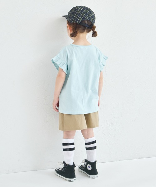 pairmanon（ペアマノン）の「【UVカット】【吸水速乾】【接触冷感】サマーファンクション 総柄 無地 アソート半袖Tシャツ（Tシャツ/カットソー・キッズ・ホワイト/ホワイト系その他/ホワイト系その他2/ブラック/ライトピンク/ライトベージュ/ライトブルー・100/110/120/130/140/150/90）」の14枚目の写真