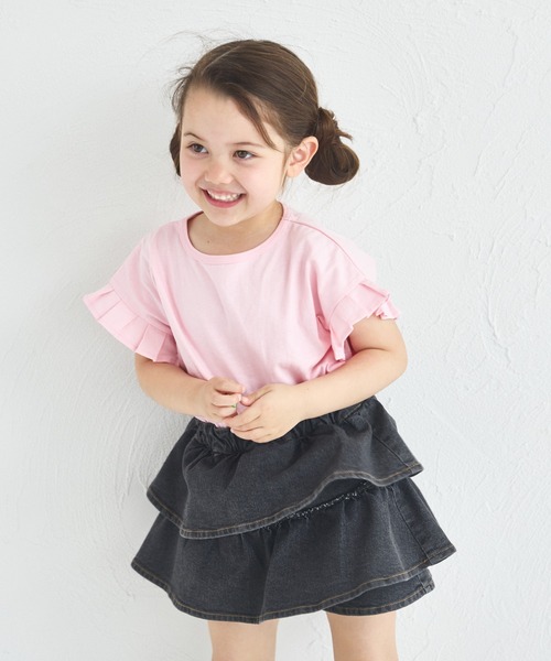 pairmanon（ペアマノン）の「【UVカット】【吸水速乾】【接触冷感】サマーファンクション 総柄 無地 アソート半袖Tシャツ（Tシャツ/カットソー・キッズ・ホワイト/ホワイト系その他/ホワイト系その他2/ブラック/ライトピンク/ライトベージュ/ライトブルー・100/110/120/130/140/150/90）」の12枚目の写真