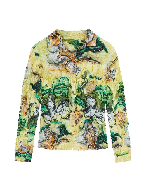 Bloom Textured Shirt / シワ加工シャツブラウス 【公式通販】