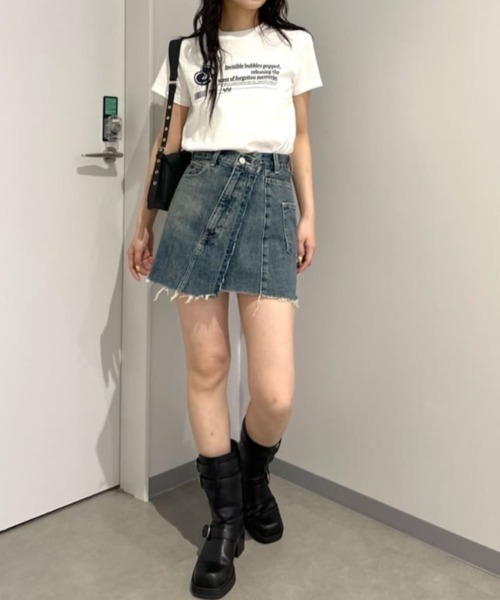 【みゅうとあらし✩.*˚⠀】デニムリメイク☆サーキュラースカート FILL THE BILL/フィルザビル】Levi's USA501 リメイクデニム
