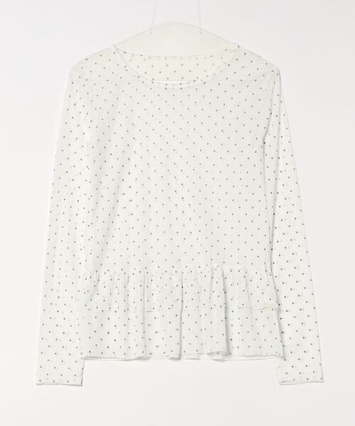 好きに セール】ドットチュールプリーツシアートップス（その他トップス トップス