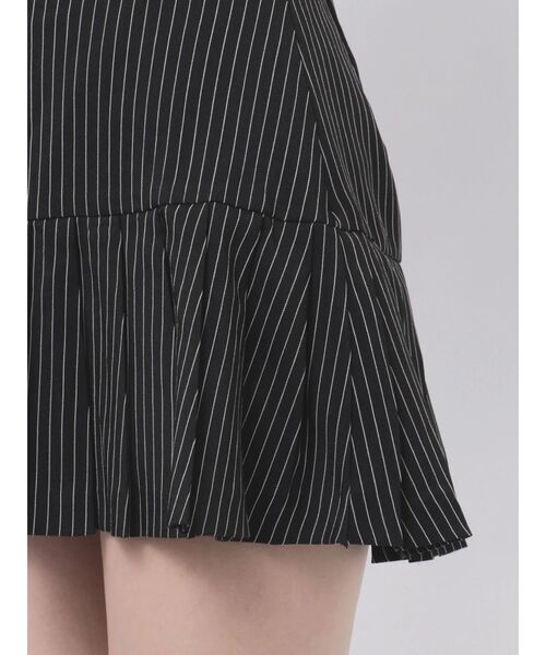 GYDA（ジェイダ）の「プリーツスカートライクショートパンツ（スカート・レディース・オフホワイト/ブラック・FREE）」の8枚目の写真