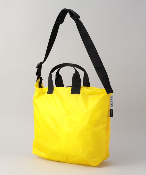 JULY NINE(ジュライナイン)の「JULYNINE(ジュライナイン)別注2WAY BAG(ショルダーバッグ・メンズ・グレー/ブラック/イエロー・FREE)」の4枚目の写真