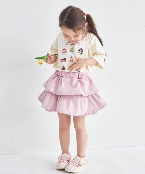 pairmanon（ペアマノン）の「スウィーツフォト ガールズTシャツ（Tシャツ/カットソー・キッズ・ホワイト/ホワイト系その他/ピンク系その他2/ライトピンク/ピンク系その他・100/110/120/130/140/150/90）」の18枚目の写真