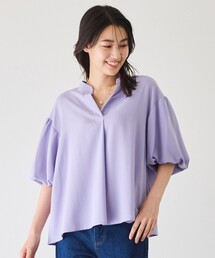 バックプリーツスキッパーブラウス