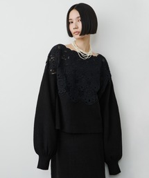 LA BELLE ETUDE（ラベルエチュード）の「【TEN by LA BELLE ETUDE】Centripetal crochet kint（ニット/セーター）」