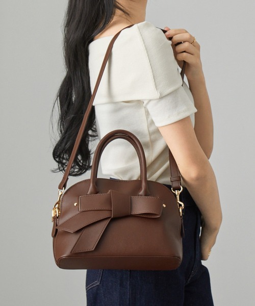 Cieluna（シエルナ）の「【Cieluna】2way フロントリボン ボストン