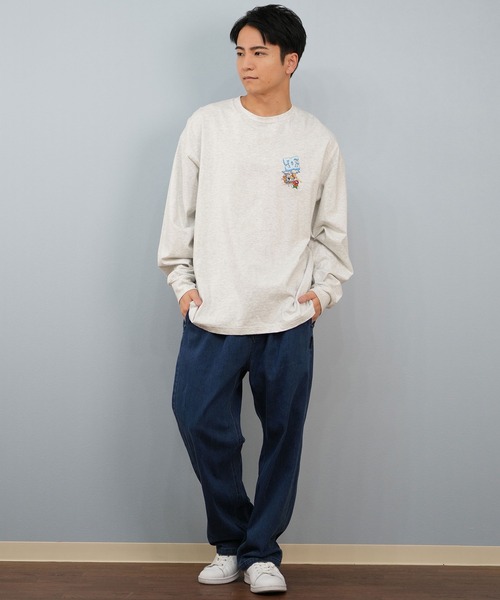 DC(ディーシー)の「DC/ディーシー ワイドデニム/ロンパン ワイドシルエット DPT254031(デニムパンツ・メンズ・ケミカルウォッシュ/インディゴブルー/ダークインディゴブルー/ブラック・L/M/XL)」の9枚目の写真