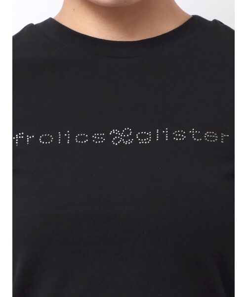 EMODA(エモダ)の「ミニマルフィットストーントップ(Tシャツ/カットソー・レディース・パープル/ホワイト/ブラック/ネイビー・FREE)」の13枚目の写真