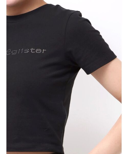 EMODA(エモダ)の「ミニマルフィットストーントップ(Tシャツ/カットソー・レディース・パープル/ホワイト/ブラック/ネイビー・FREE)」の12枚目の写真