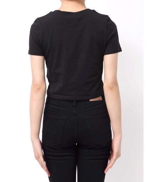 EMODA（エモダ）の「ミニマルフィットストーントップ（Tシャツ/カットソー・レディース・パープル/ホワイト/ブラック/ネイビー・FREE）」の14枚目の写真