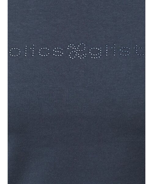 EMODA（エモダ）の「ミニマルフィットストーントップ（Tシャツ/カットソー・レディース・パープル/ホワイト/ブラック/ネイビー・FREE）」の21枚目の写真