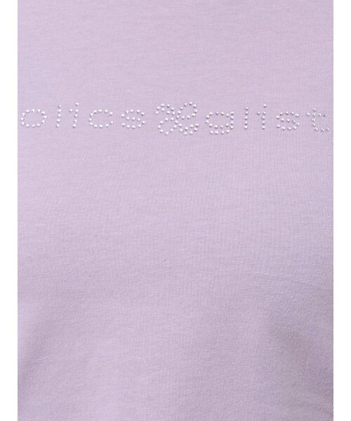 EMODA（エモダ）の「ミニマルフィットストーントップ（Tシャツ/カットソー・レディース・パープル/ホワイト/ブラック/ネイビー・FREE）」の22枚目の写真