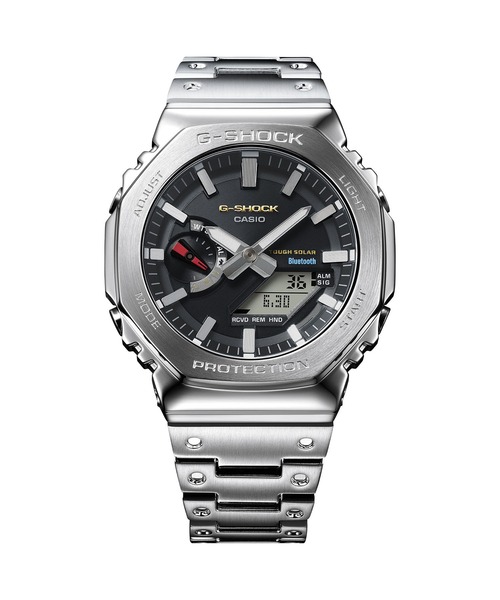 G-SHOCK（ジーショック）の「フルメタル / スマートフォンリンク＆タフソーラー / GM-B2100SD-1CJF（アナログ腕時計・メンズ・ブラック×シルバー・FREE）」の7枚目の写真