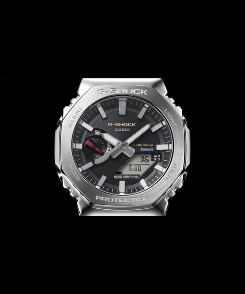 G-SHOCK（ジーショック）の「フルメタル / スマートフォンリンク＆タフソーラー / GM-B2100SD-1CJF（アナログ腕時計・メンズ・ブラック×シルバー・FREE）」の11枚目の写真